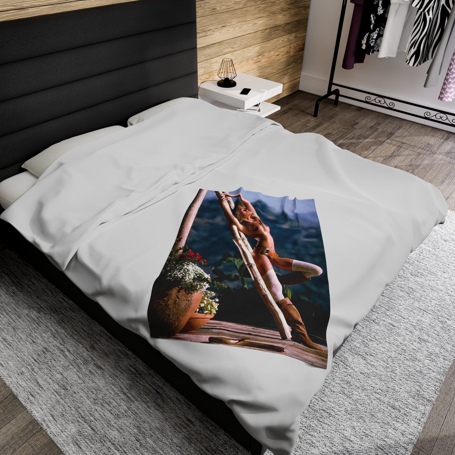Velveteen Plush Blanket Pornstar Racquel Darrian Nude