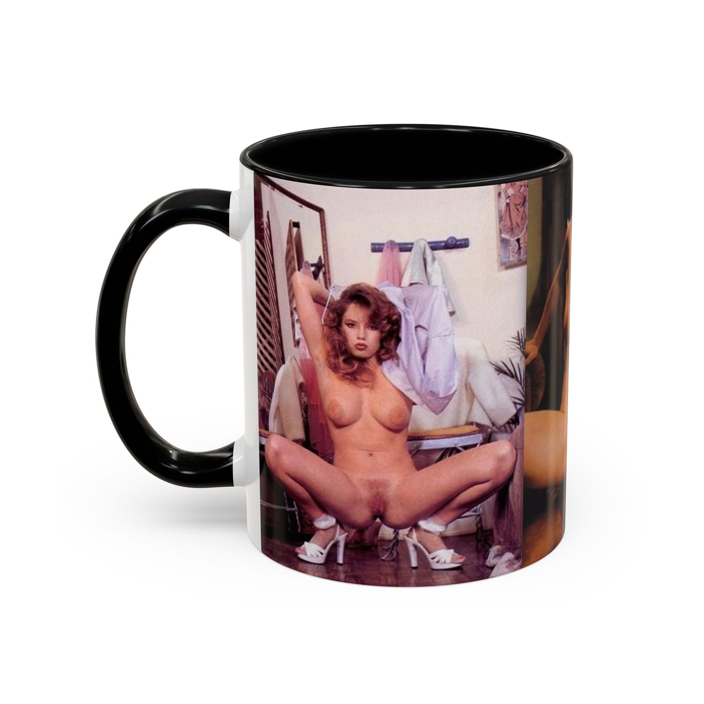 Accent Coffee Mug (11, 15oz) Traci Lords Nude Naked Retro