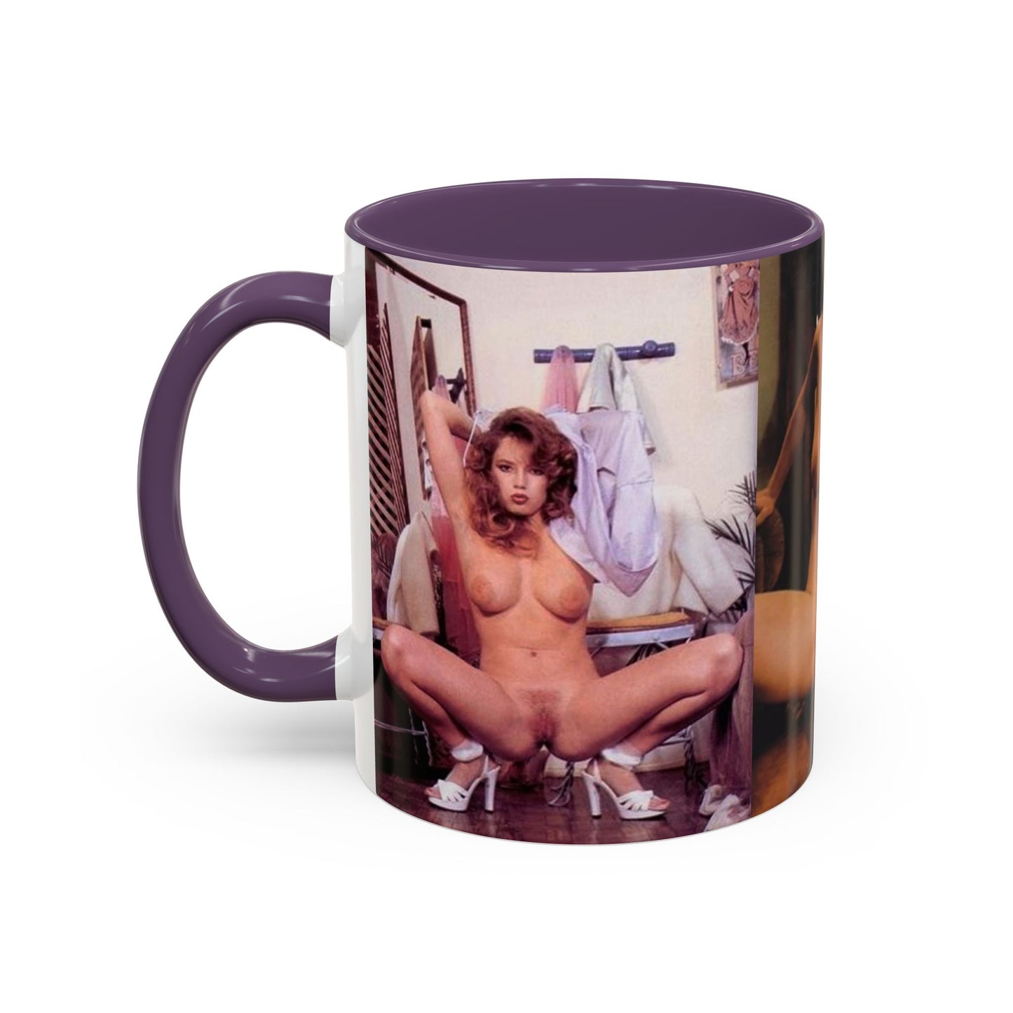 Accent Coffee Mug (11, 15oz) Traci Lords Nude Naked Retro