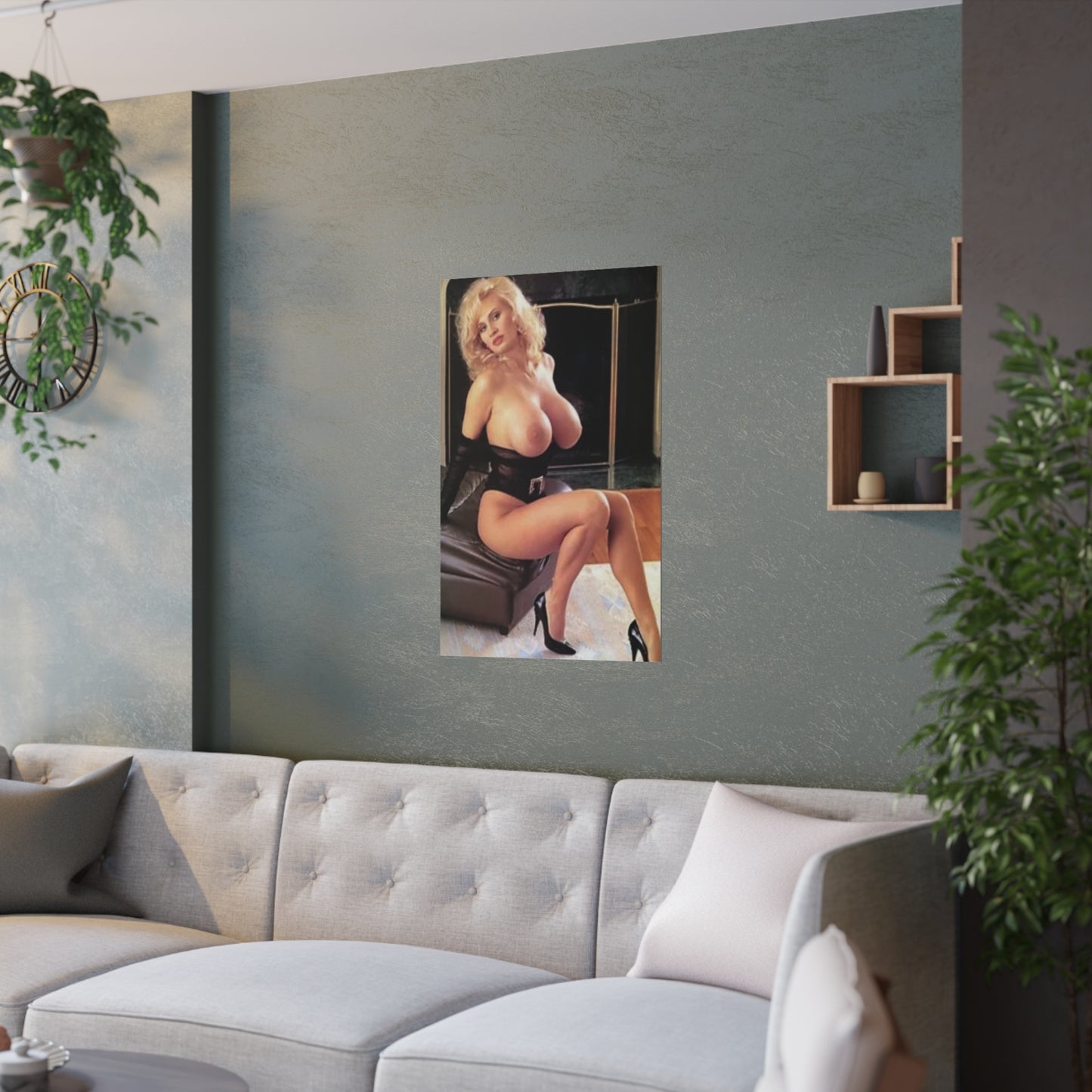 Satin Posters (210gsm) Retro Porn Star Marilyn Melons