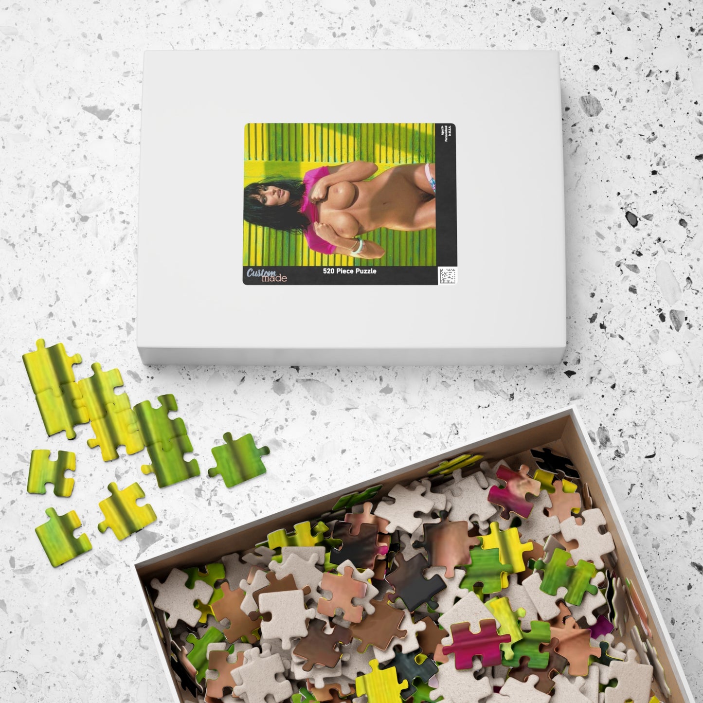 Puzzle (110, 252, 520, 1014-piece) Retro Porn Star Anita Blond