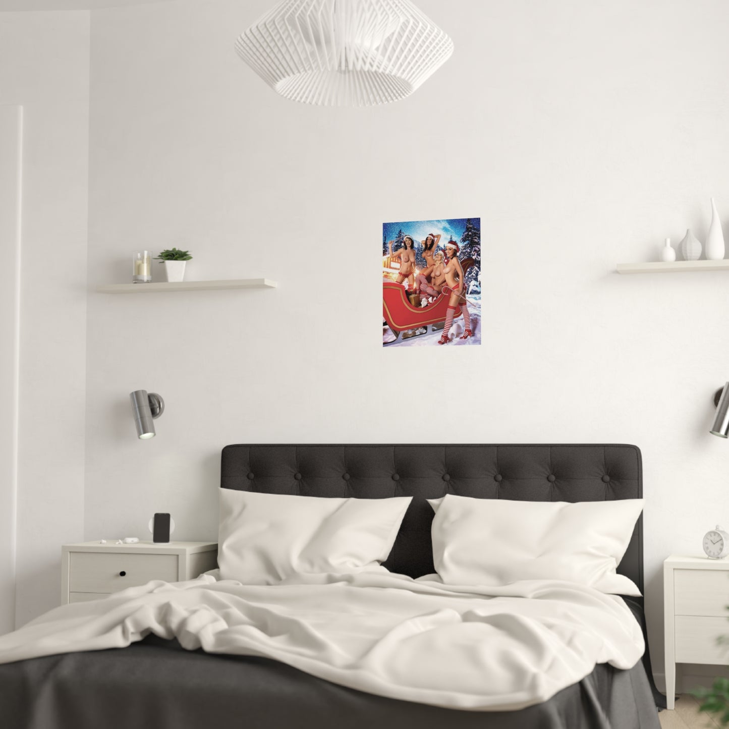 Satin Posters (210gsm) Pornstars Nude Christmas