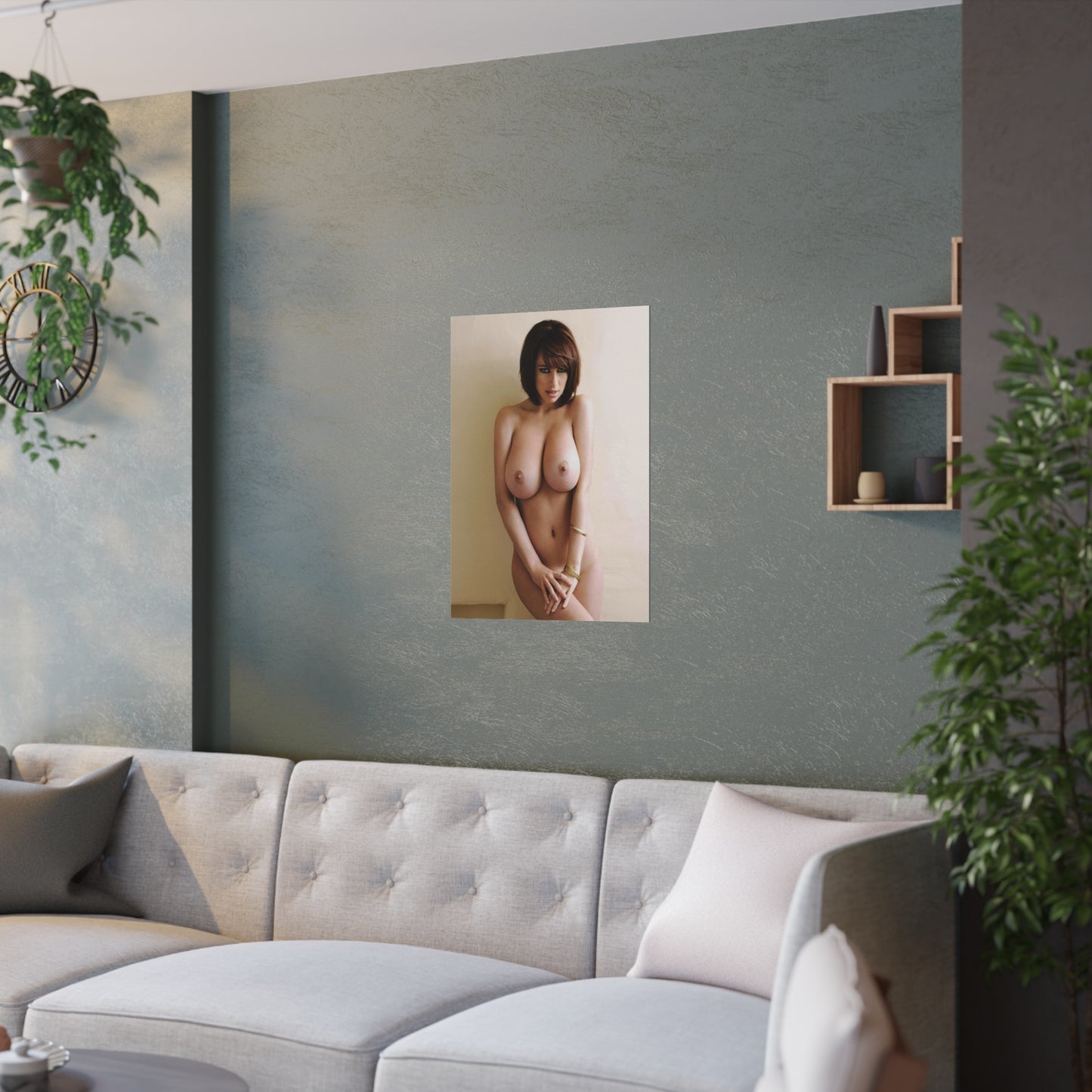 Satin Posters (210gsm) Large Natural Breasts