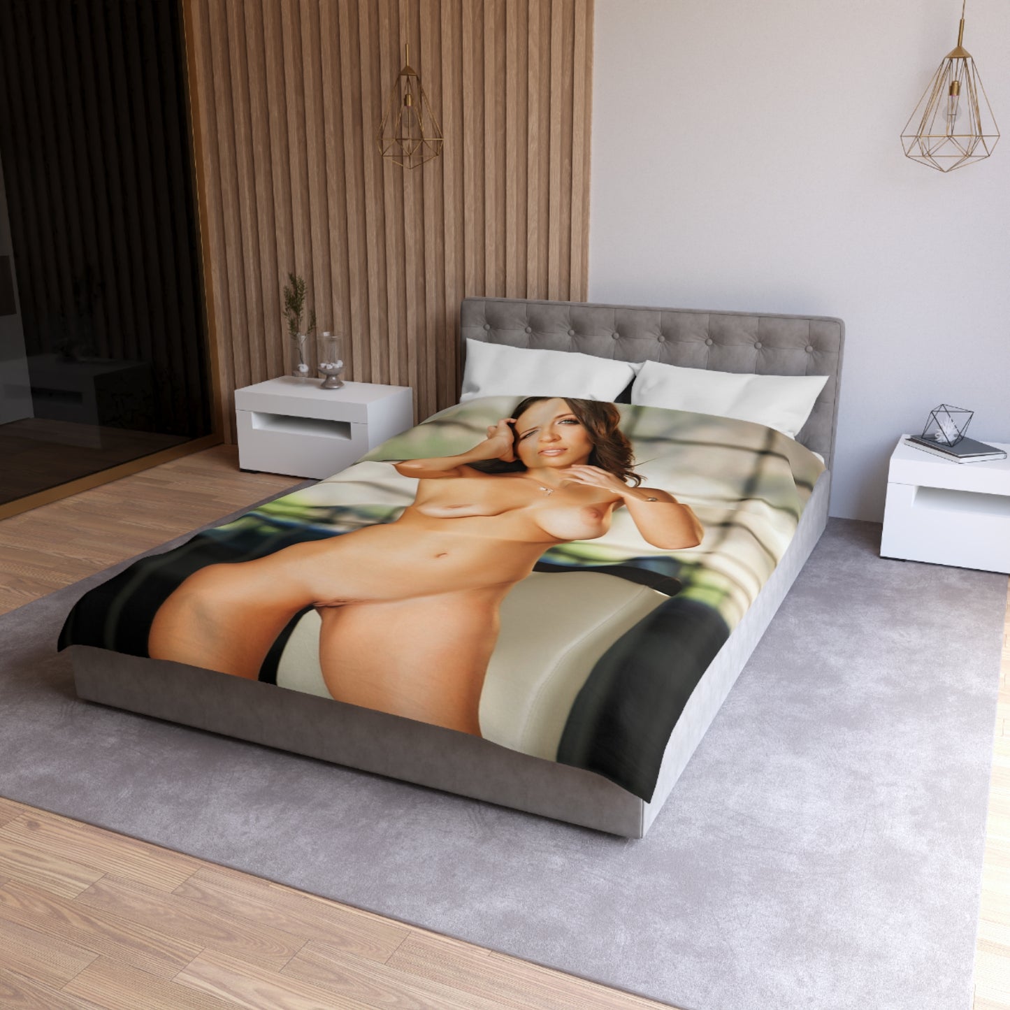 Microfiber Duvet Cover Penthouse Pet December 2012 Lily Love