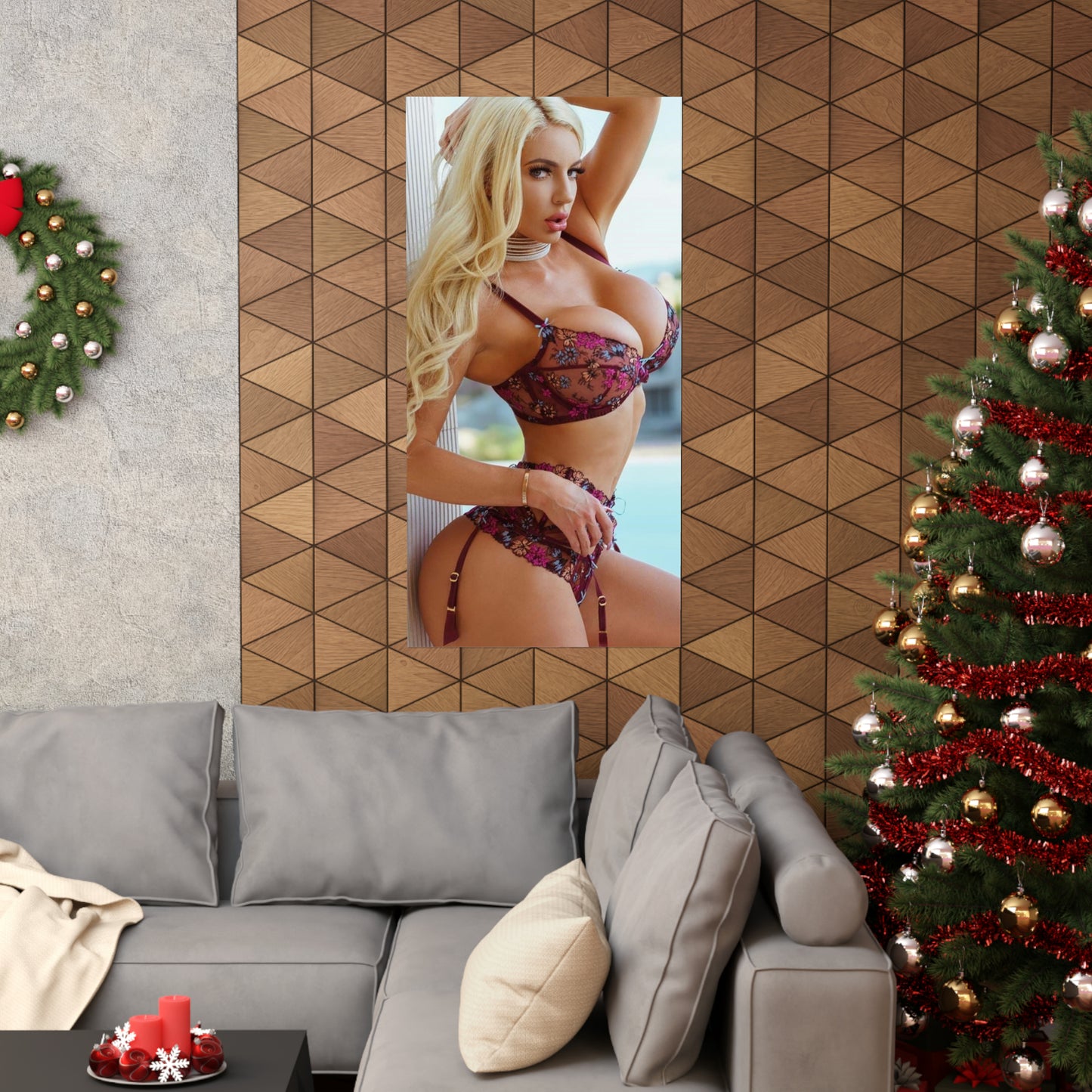 Matte Vertical Posters Busty Nicolette Shea