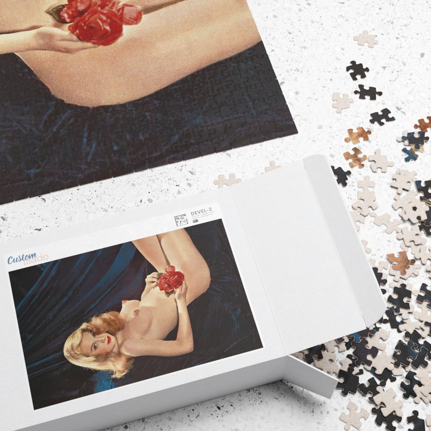 Puzzle (110, 252, 500, 1014-piece) Playmate 1955 Marilyn Waltz Nude