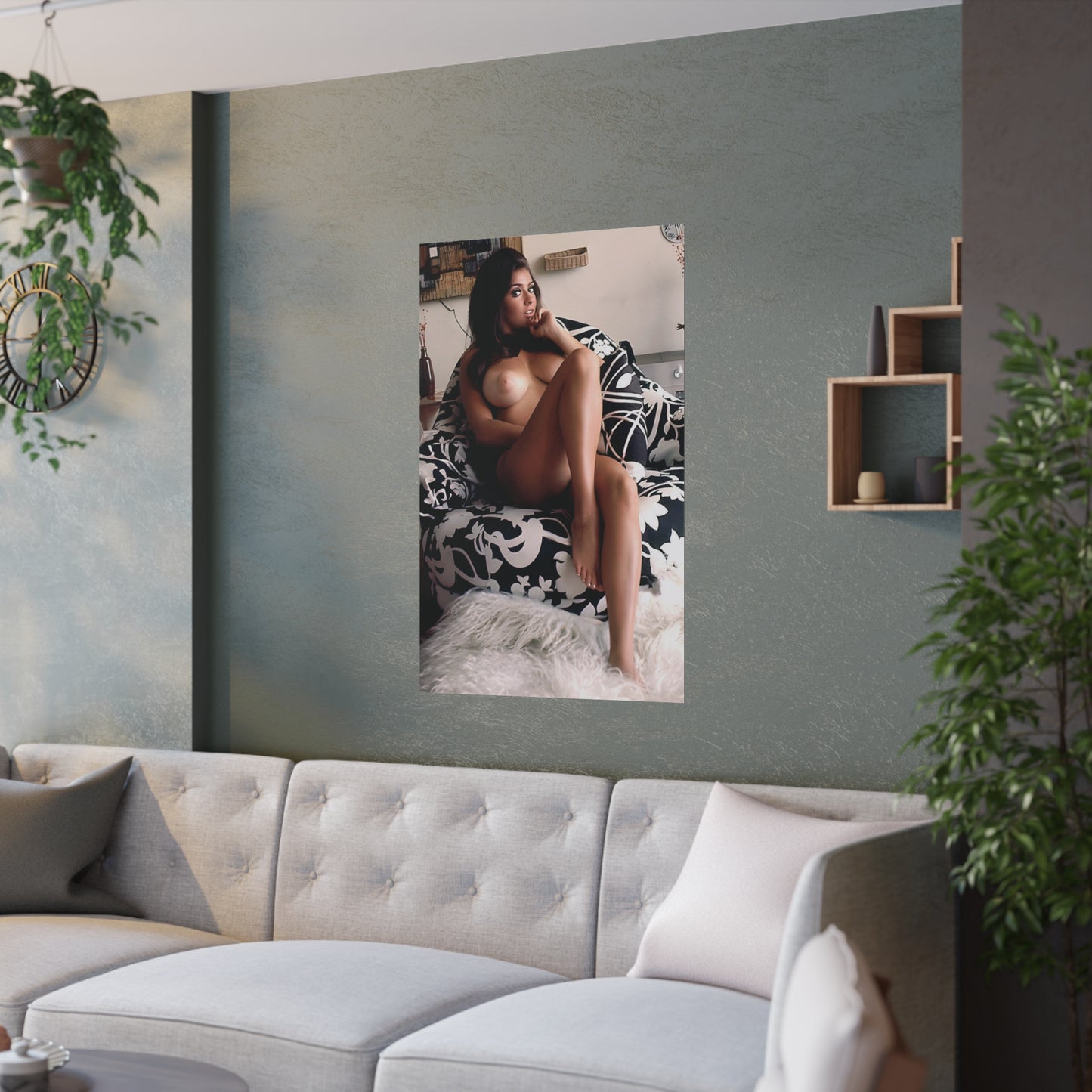 Satin Posters (210gsm) Playboy Playmate Cynthia Myers nude