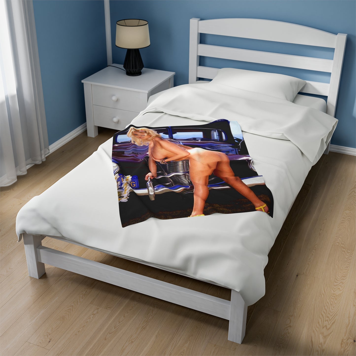 Velveteen Plush Blanket Pornstar Jenna Jameson Nude