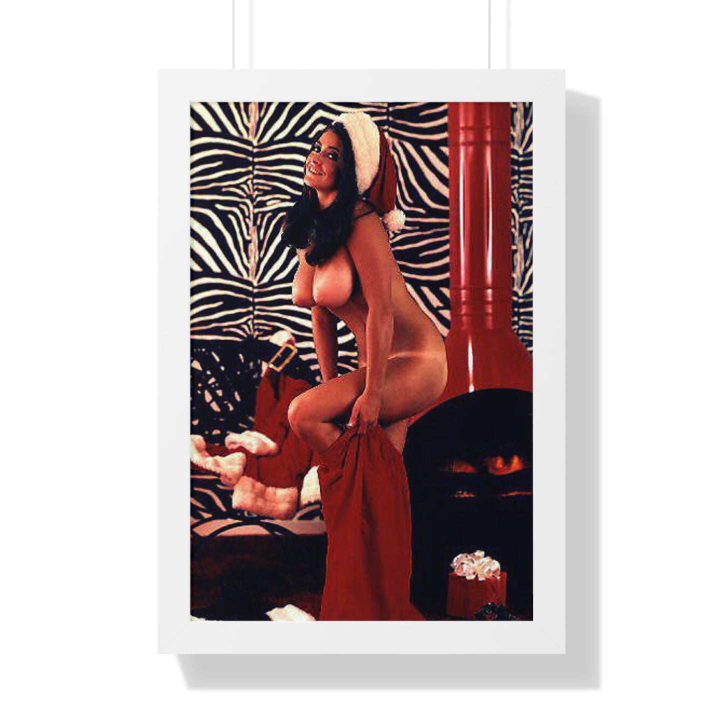 Framed Vertical Poster Playboy Playmate Cynthia Myers Nude