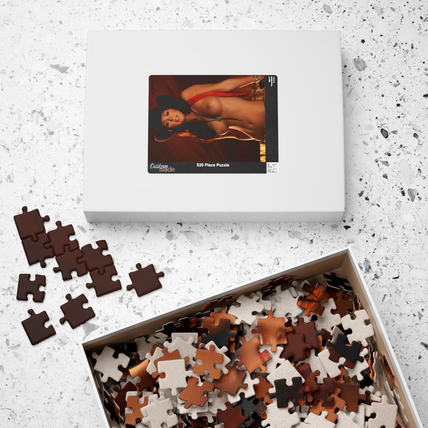 Puzzle (110, 252, 500, 1014-piece) Playmate December 2011 Rainy Day Jordan
