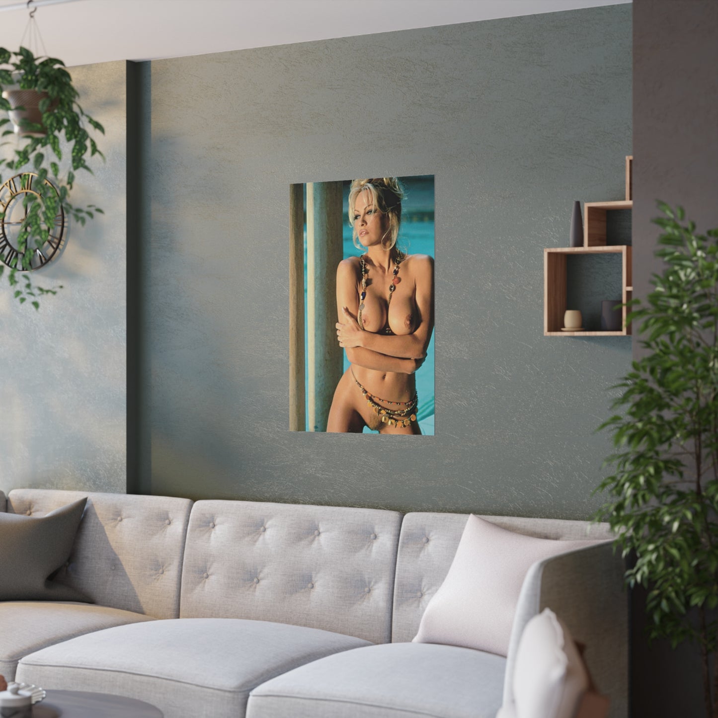 Satin Posters (210gsm) Pamela Anderson Nude #3