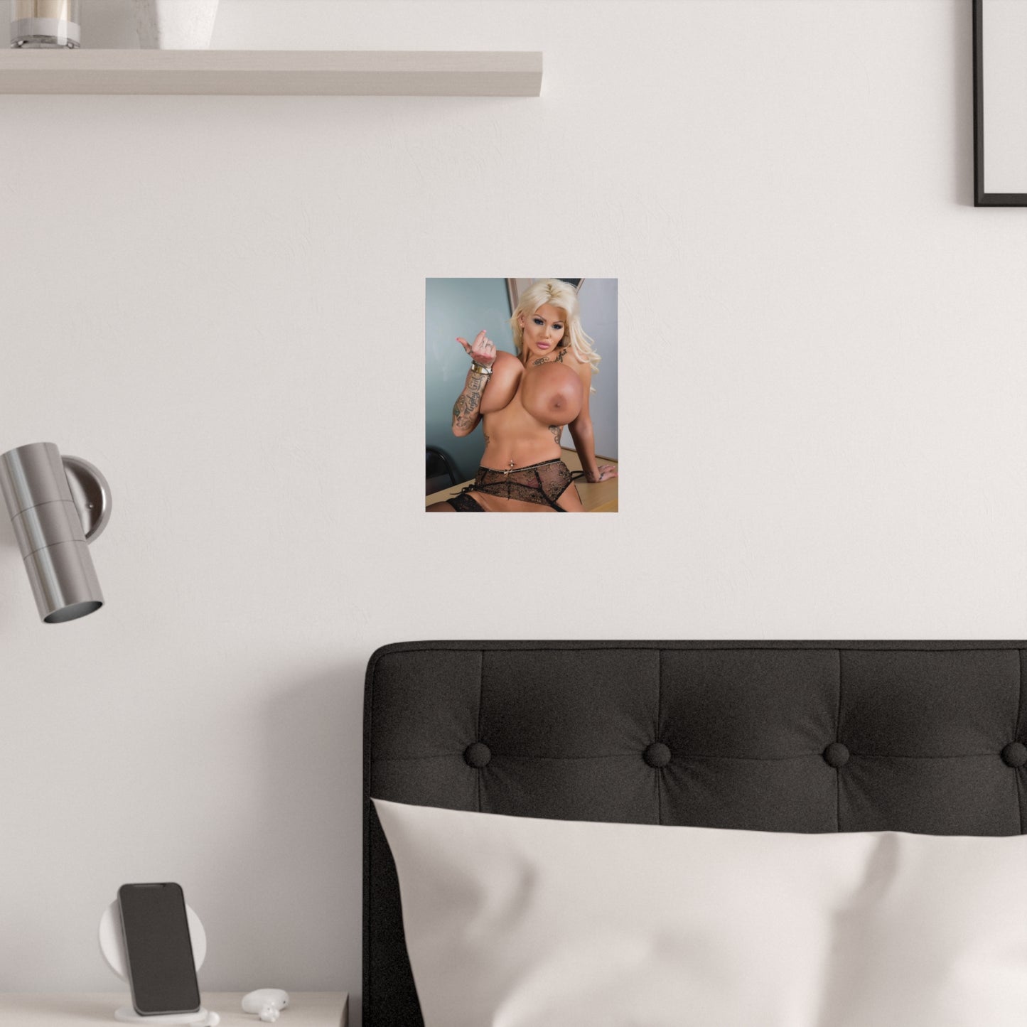 Satin Posters (210gsm) Busty Candy Charms Nude