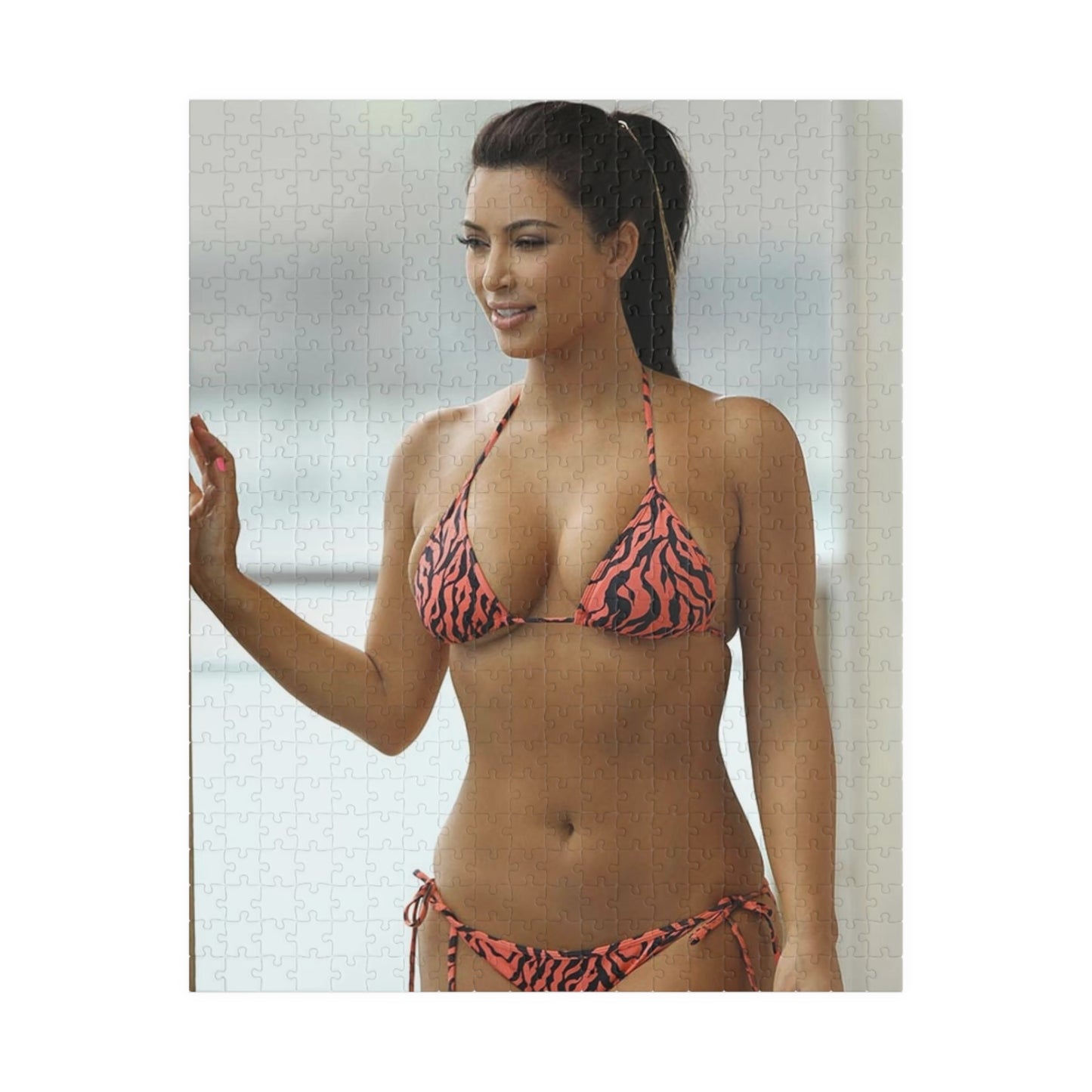 Puzzle (110, 252, 520, 1014-piece) Kim Kardashian Bikini