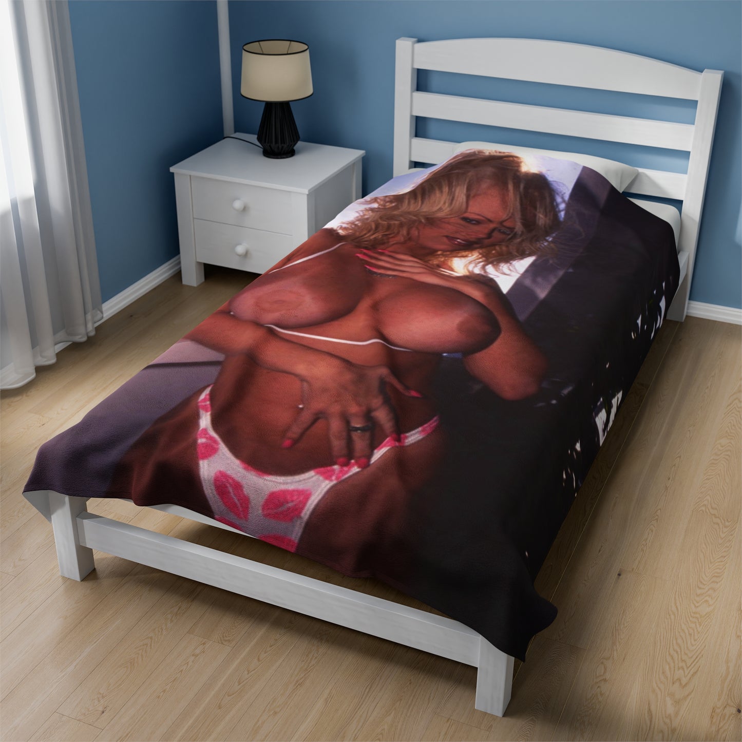 Velveteen Plush Blanket Pornstar Jenna Jameson Nude