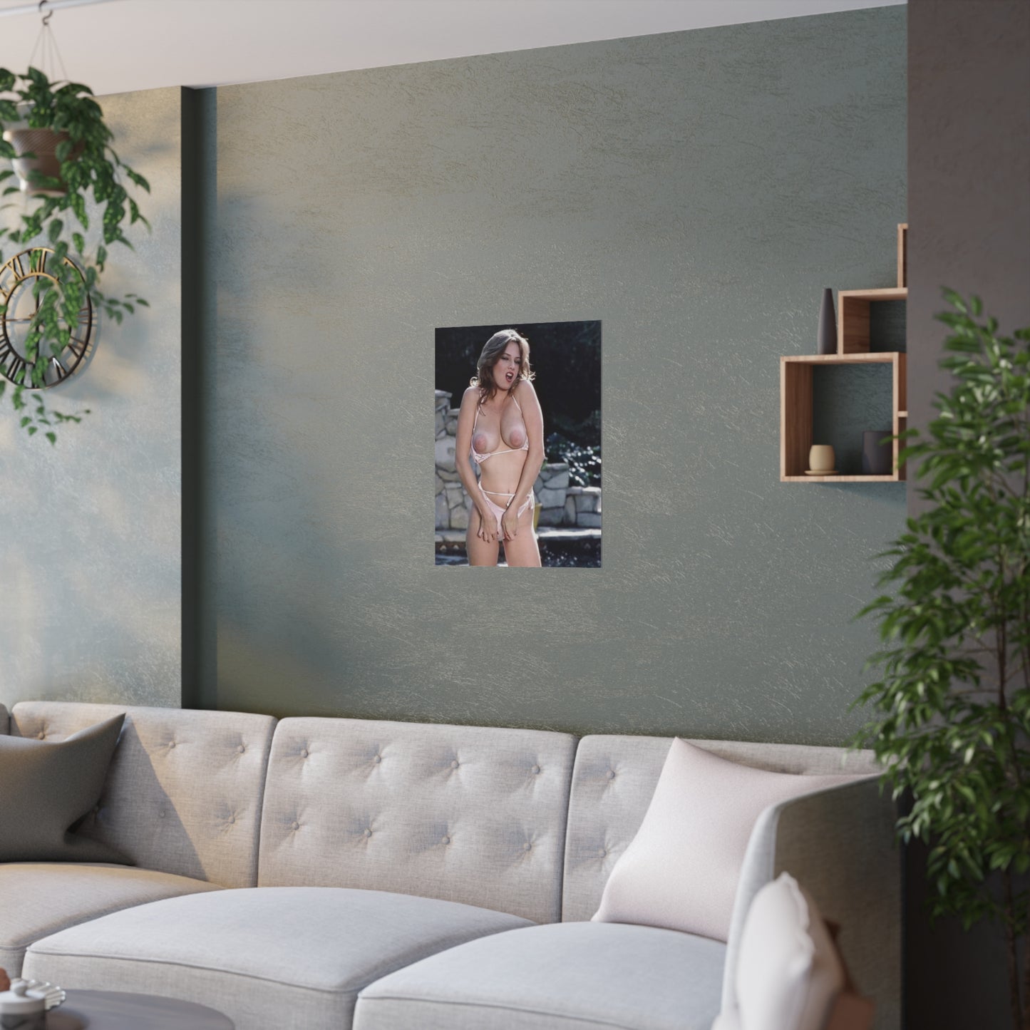 Satin Posters (210gsm) Retro 80s Adult Star Nude
