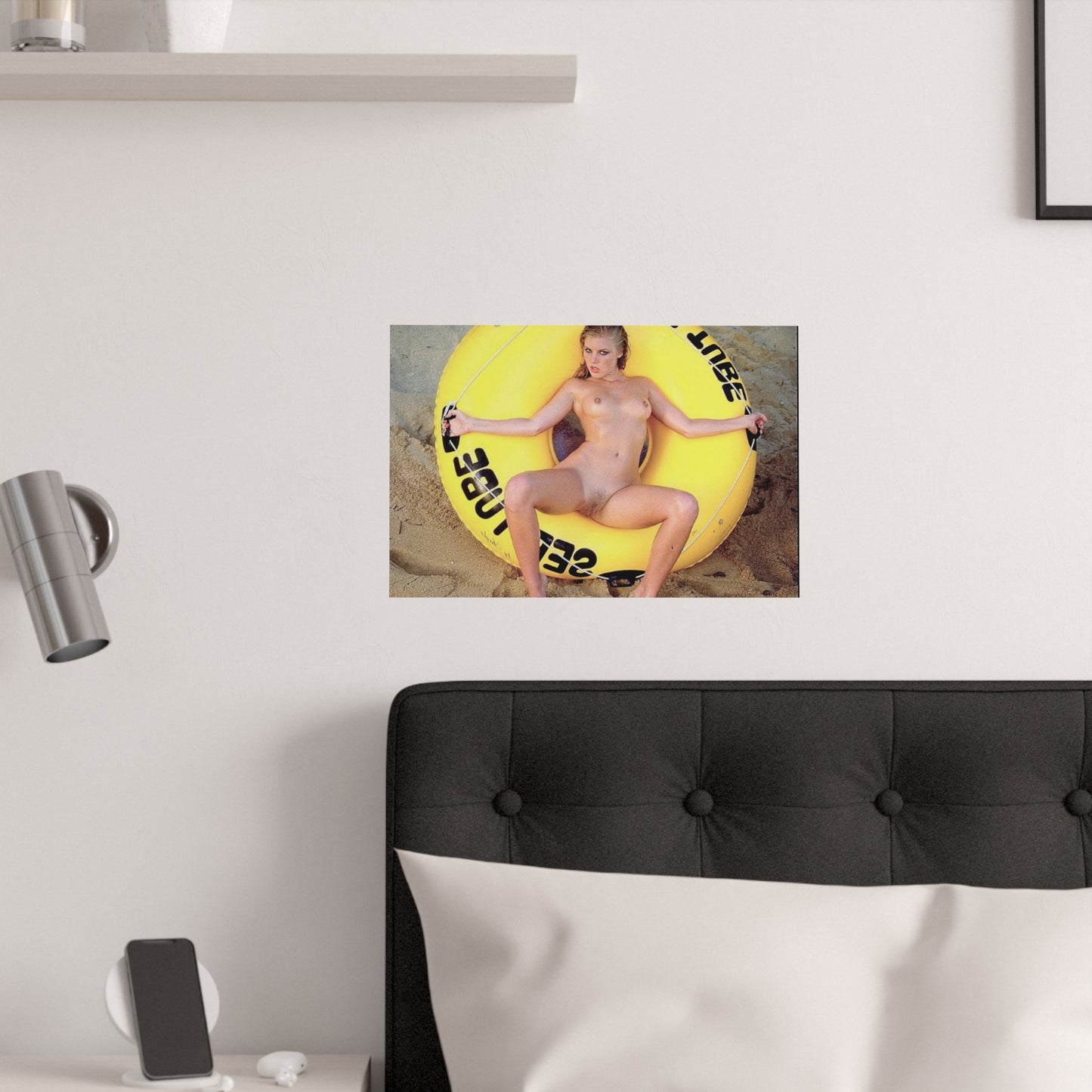 Satin Posters (210gsm) Retro Pornstar Shauna Grant Nude