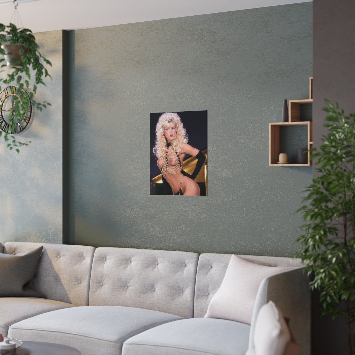 Satin Posters (210gsm) Retro 1980s Porn Star Amber Lynn