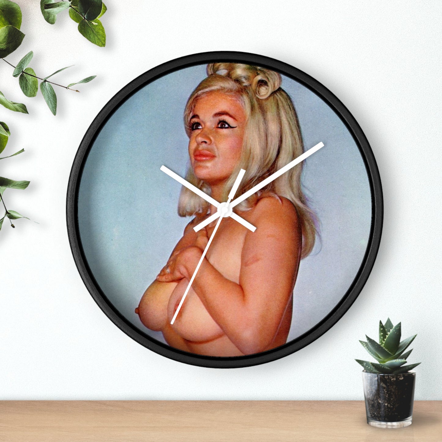 Wall Clock Jayne Mansfield Nude