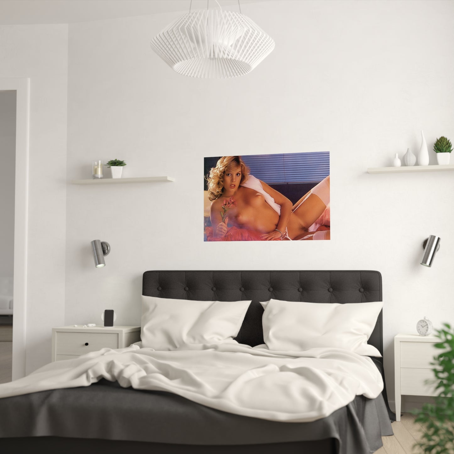Satin Posters (210gsm) Retro Pornstar Shauna Grant Nude
