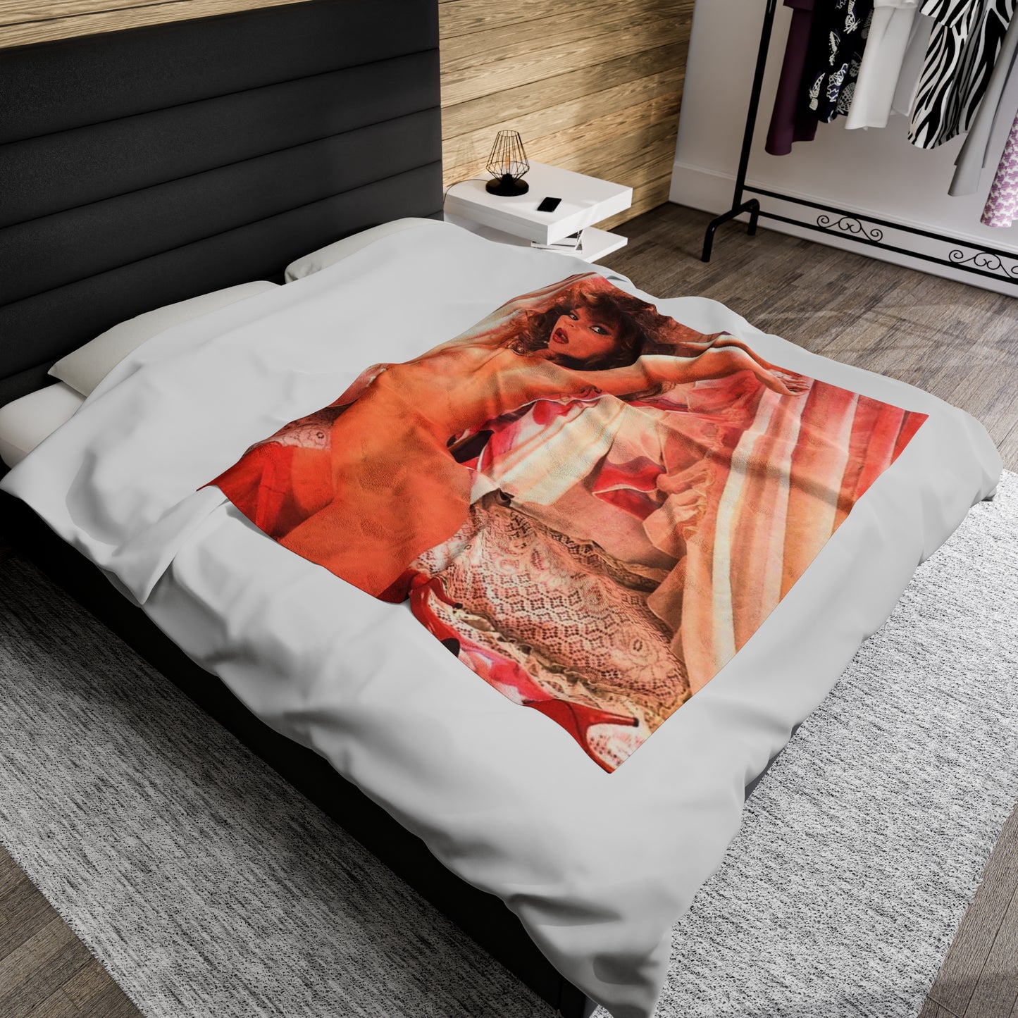 Velveteen Plush Blanket Traci Lords Nude