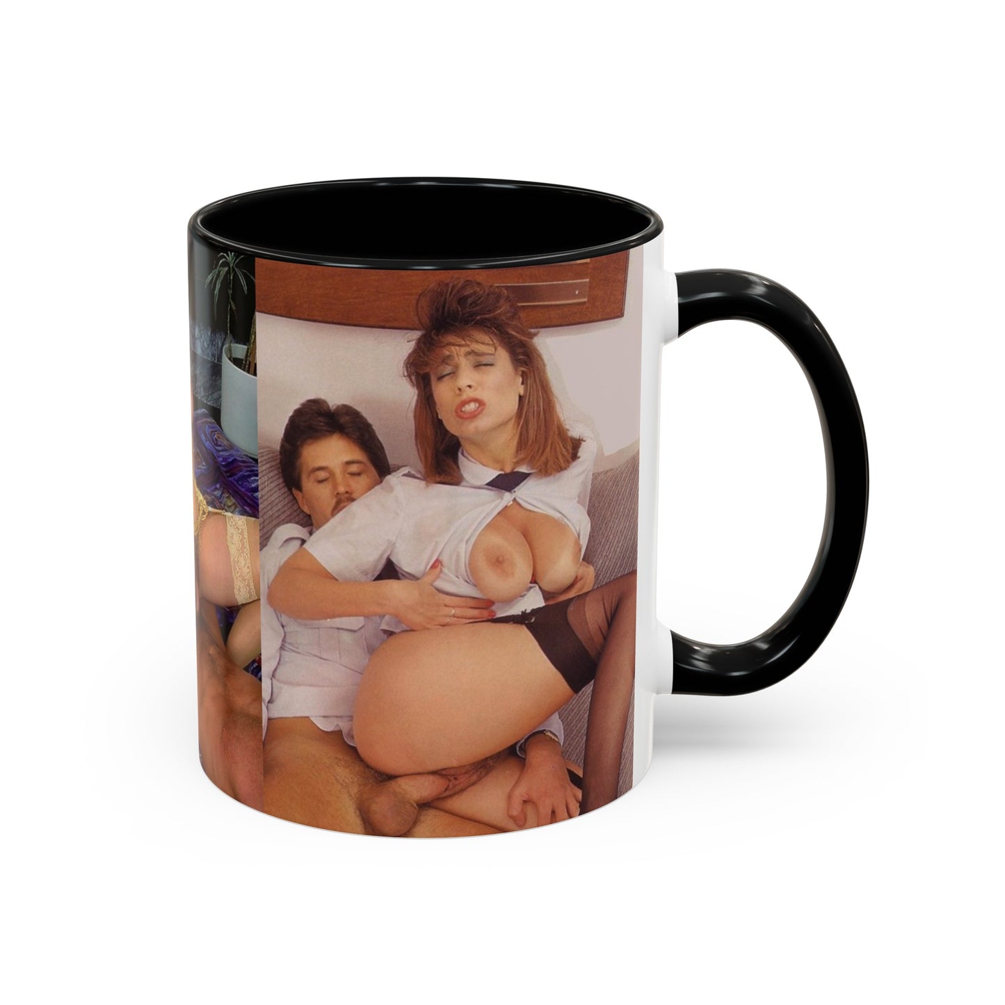 Accent Coffee Mug (11, 15oz) Retro Porn Porno Christy Canyon Fucking