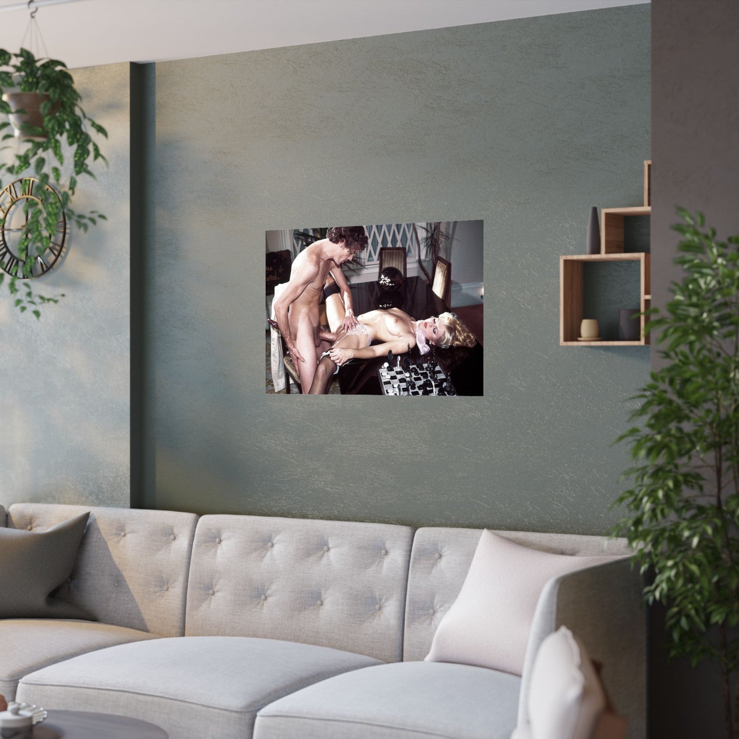 Satin Posters (210gsm) Retro Porn Scene John Holmes