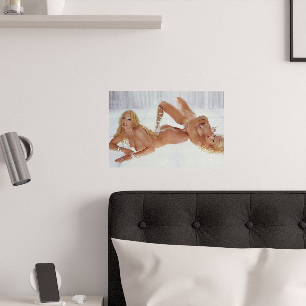 Satin Posters (210gsm) Torrie Wilson and Sable Nude