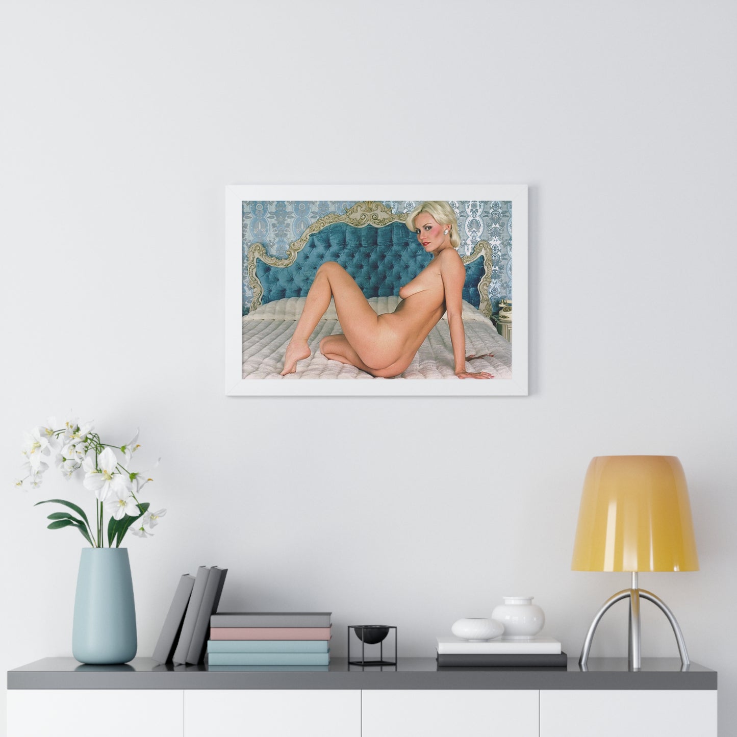 Framed Horizontal Poster Porn Star Seka Nude