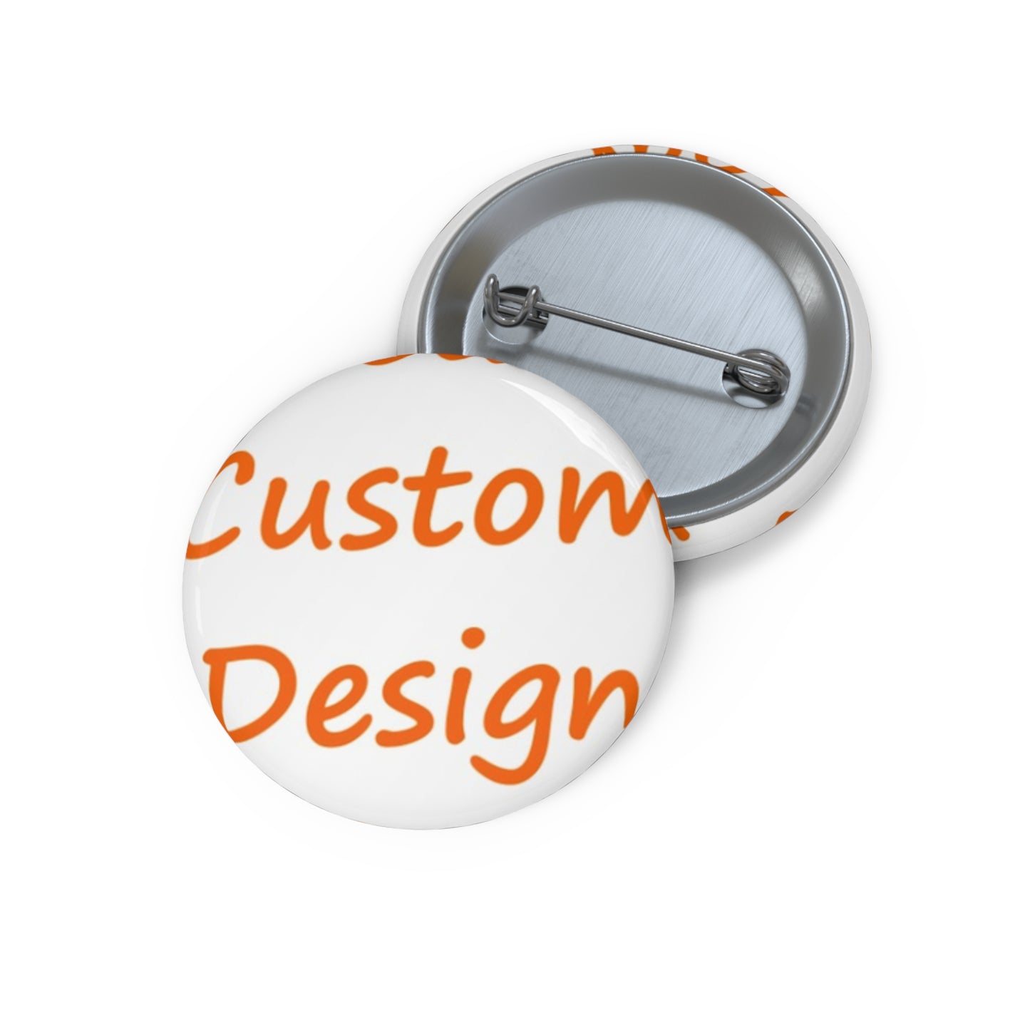Custom Pin Buttons Custom Purchase & Message Artwork! No Limits!