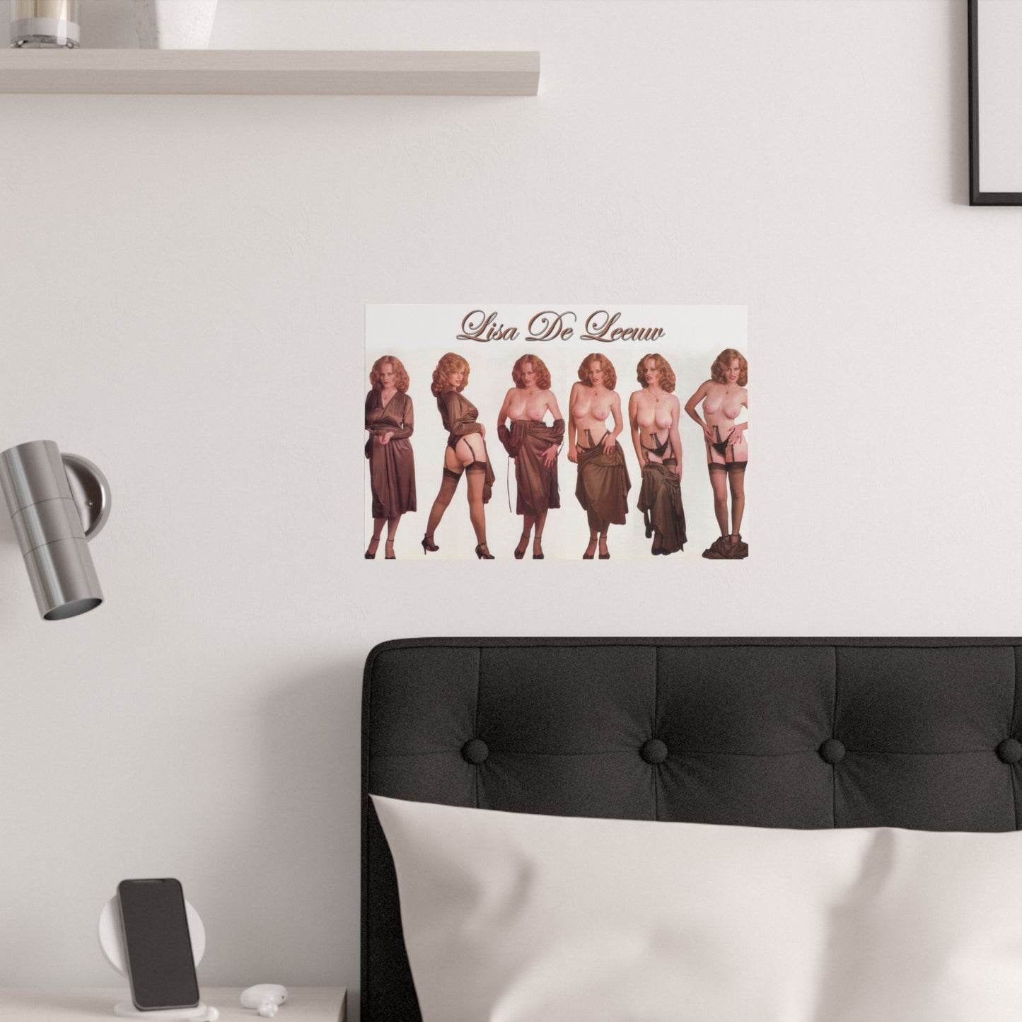 Satin Posters (210gsm) Retro Pornstar Lisa De Leeuw Nude