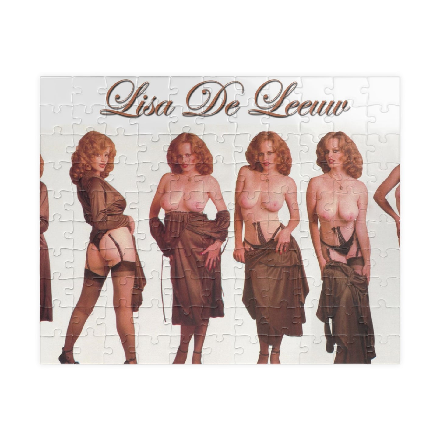 Puzzle (110, 252, 500, 1014-piece) Retro Pornstar Lisa De Leeuw Nude