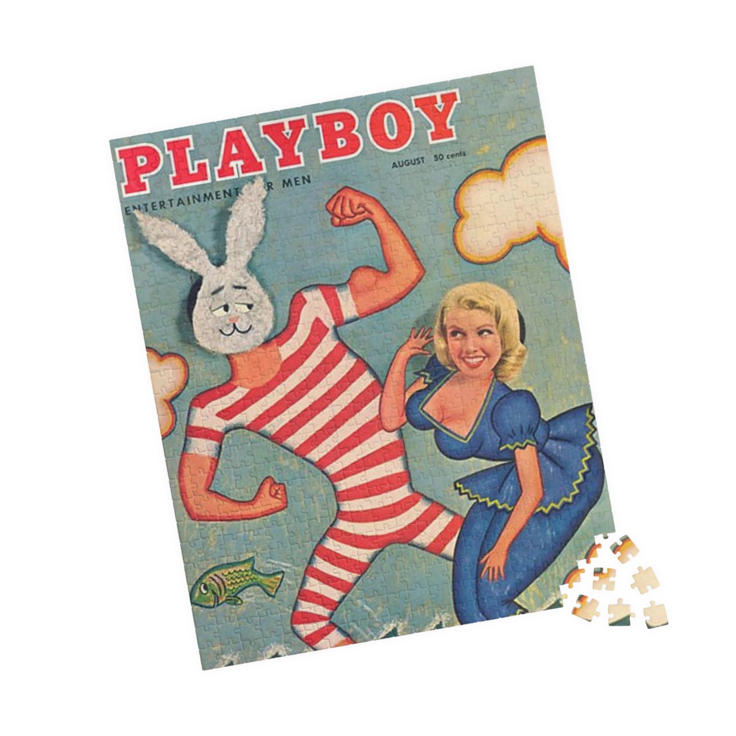 Puzzle (110, 252, 500, 1014-piece) Playboy Cover August 1957