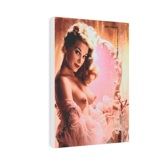 Canvas Photo Tile Playboy Playmate February 1954 Margaret Scott