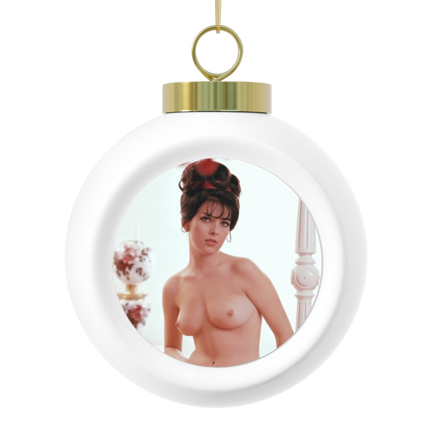 Christmas Ball Ornament Playboy Playmate May 1964 Terri Kimball