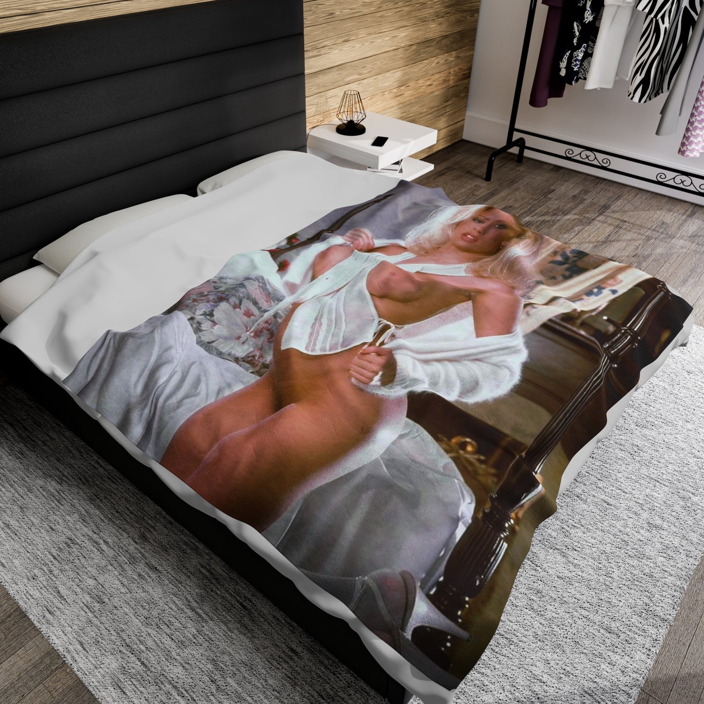 Velveteen Plush Blanket Pornstar Jenna Jameson Nude