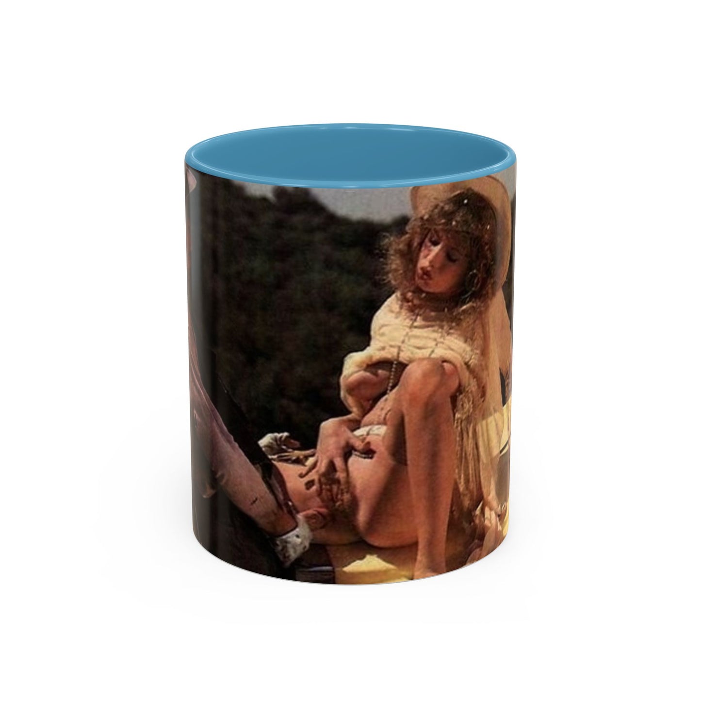 Accent Coffee Mug (11, 15oz) Traci Lords Nude Retro Pornstar Sex