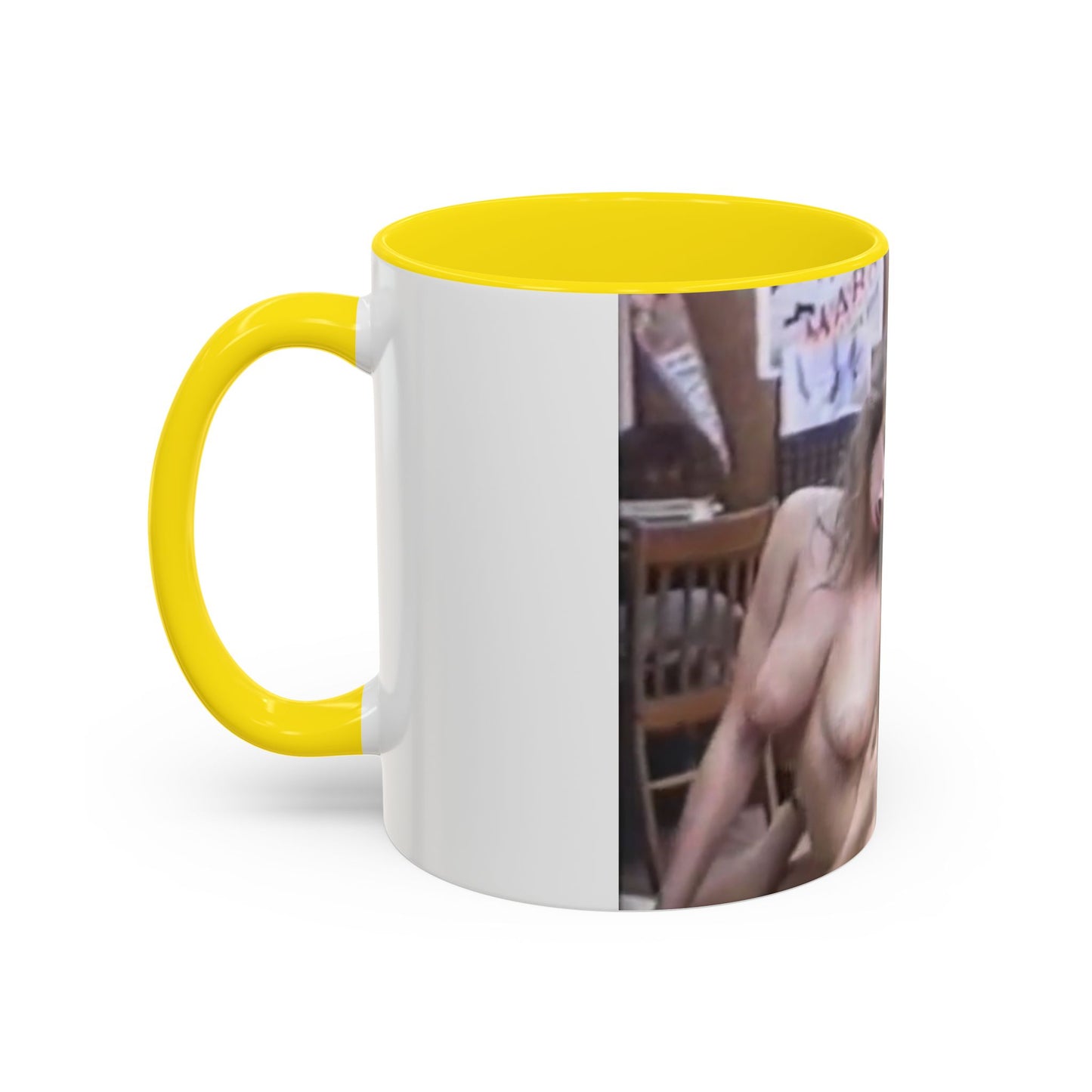 Accent Coffee Mug (11, 15oz) Traci Lords Nude Retro Porn Star
