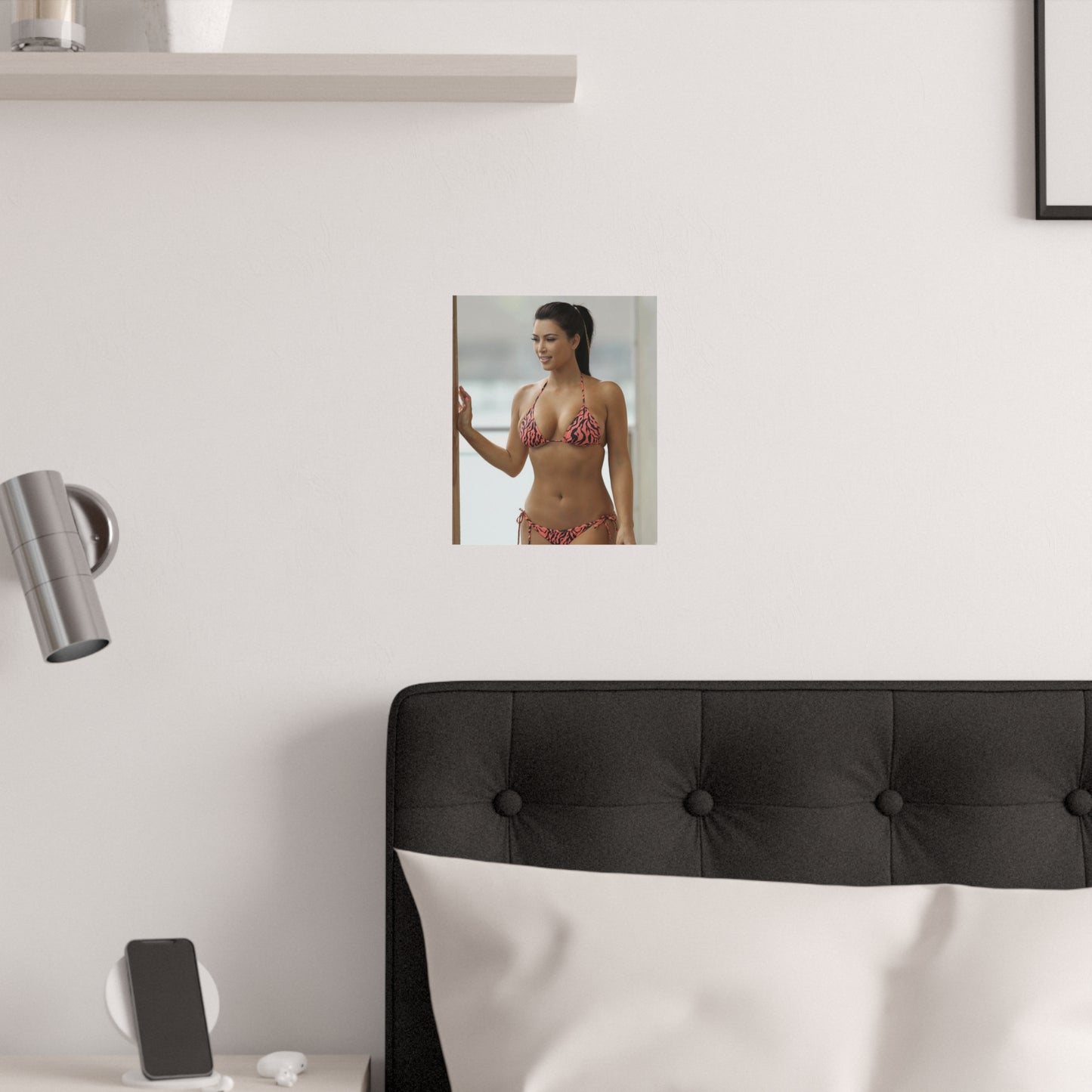 Satin Posters (210gsm) Kim Kardashian Bikini
