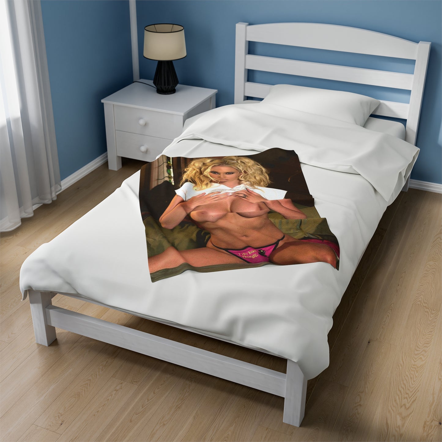 Velveteen Plush Blanket Pornstar Jenna Jameson Nude