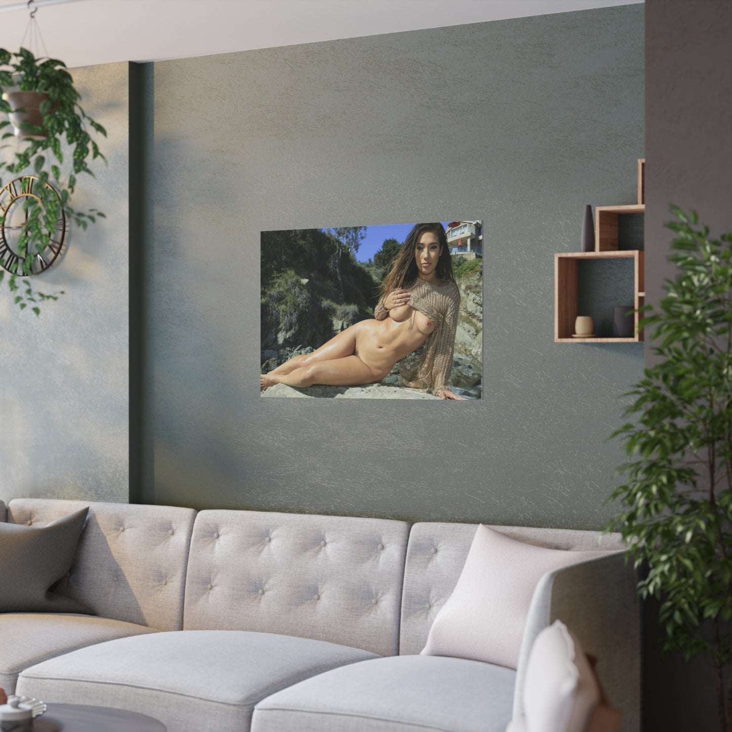 Satin Posters (210gsm) Eva Lovia Nude
