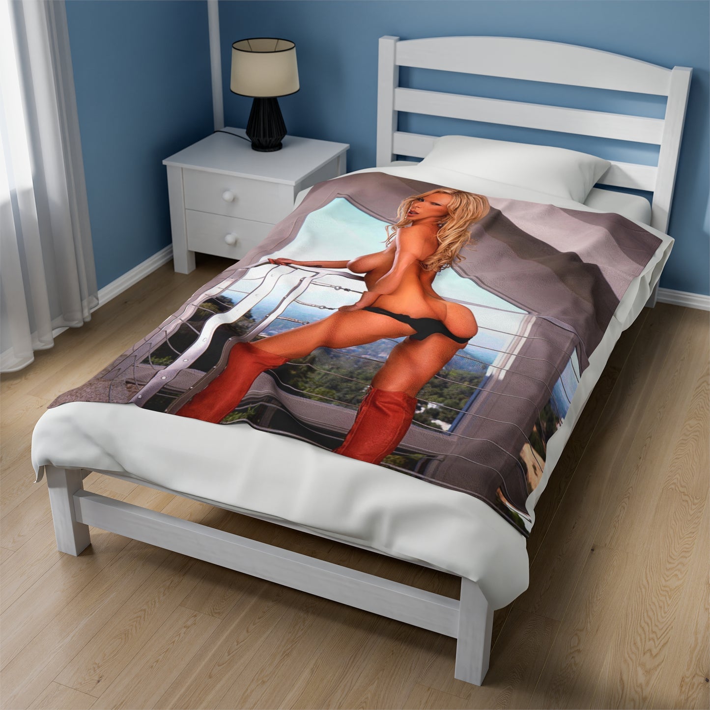 Velveteen Plush Blanket Porn Star Nikki Benz