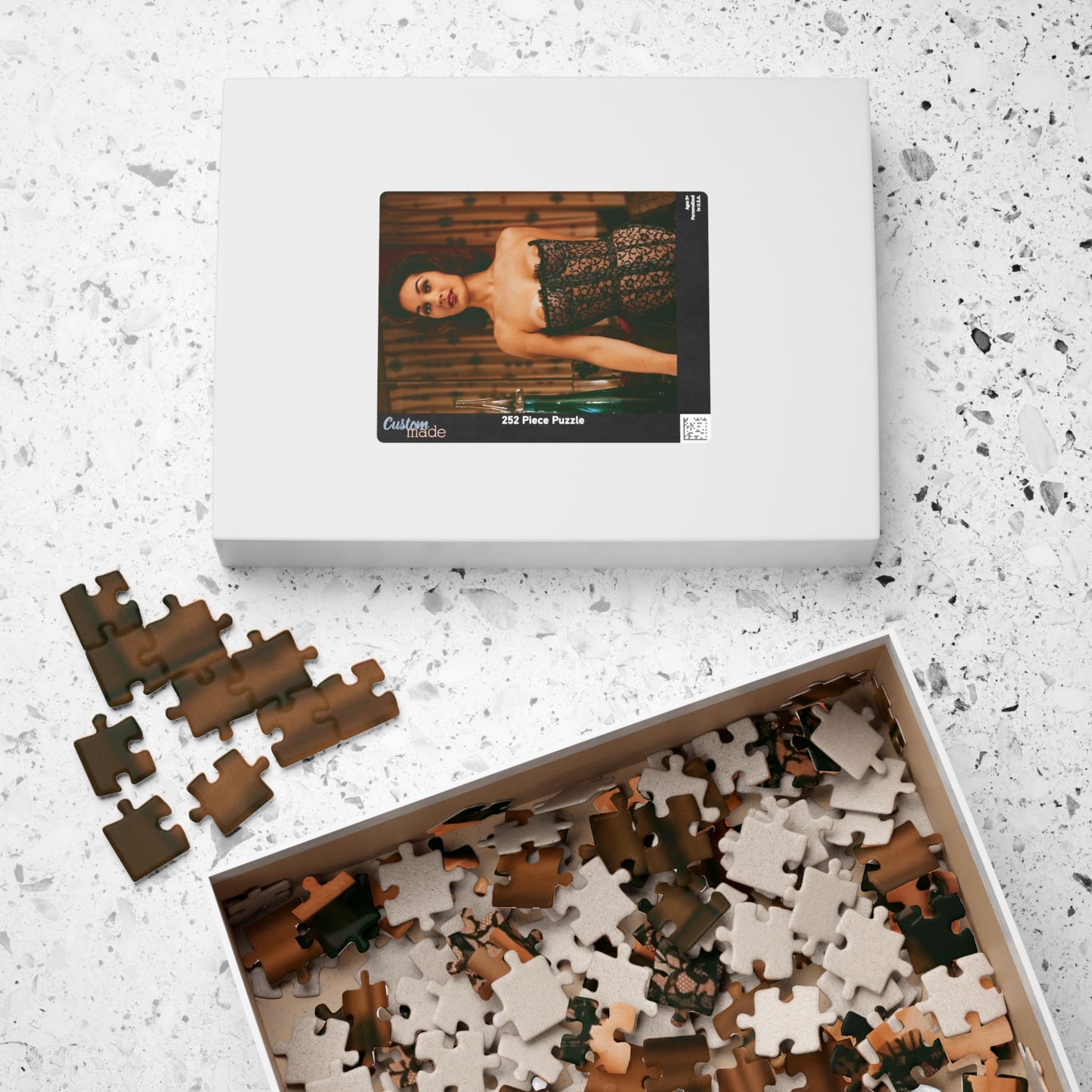 Puzzle (110, 252, 500, 1014-piece) Playmate August 1960 Elaine Paul Nude