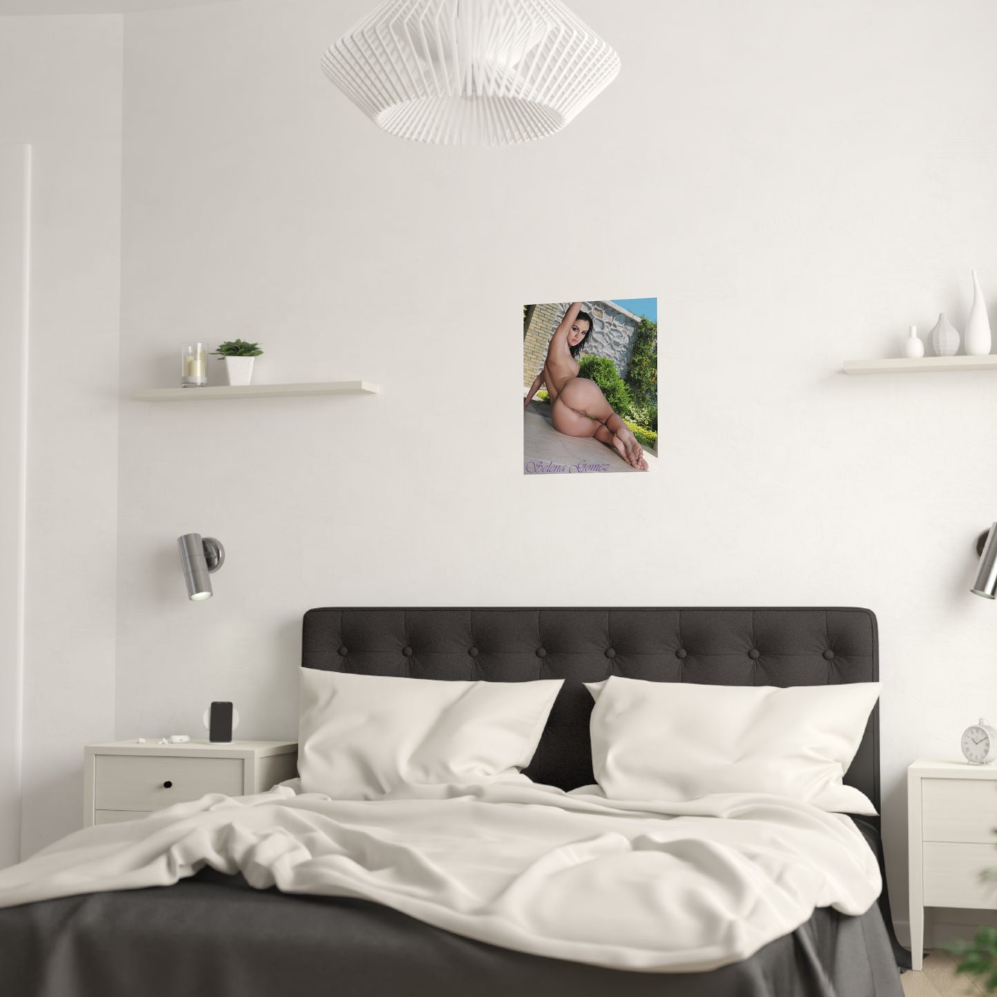 Satin Posters (210gsm) Sexy Naked Nude Selena Gomez