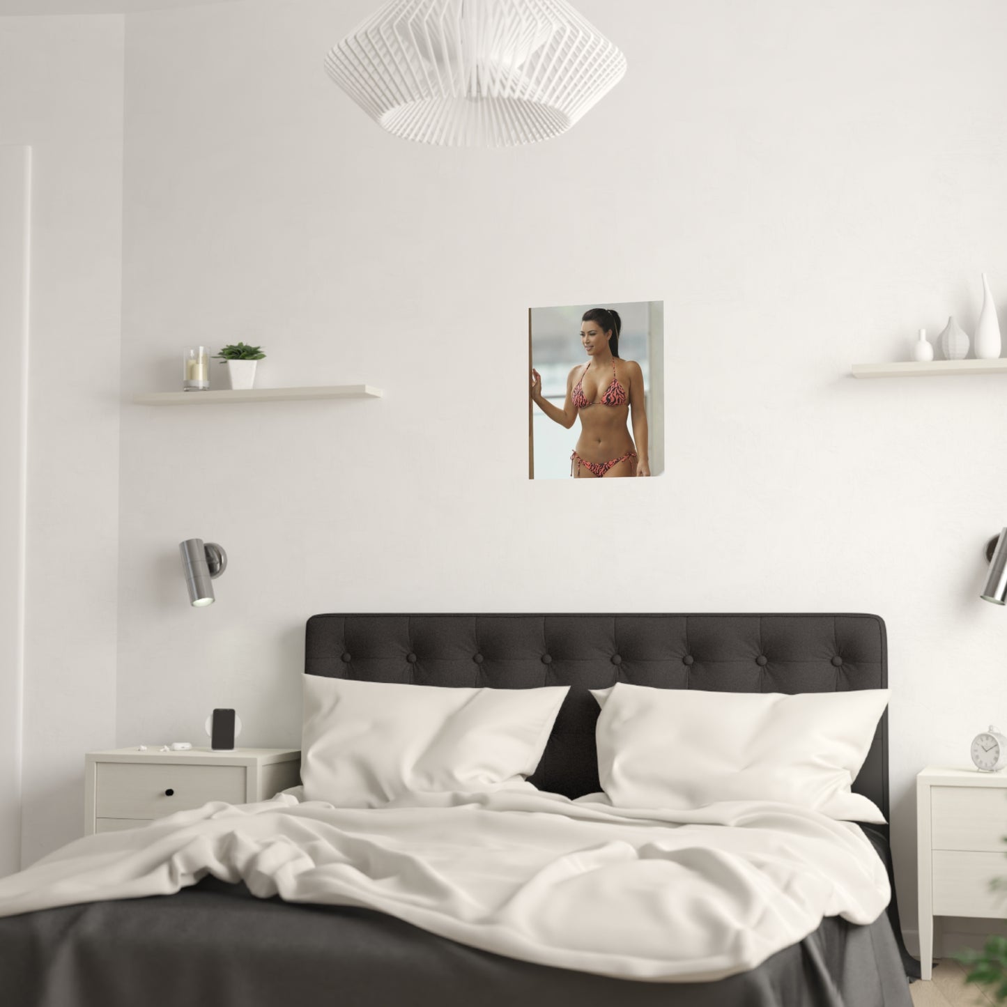 Satin Posters (210gsm) Kim Kardashian Bikini