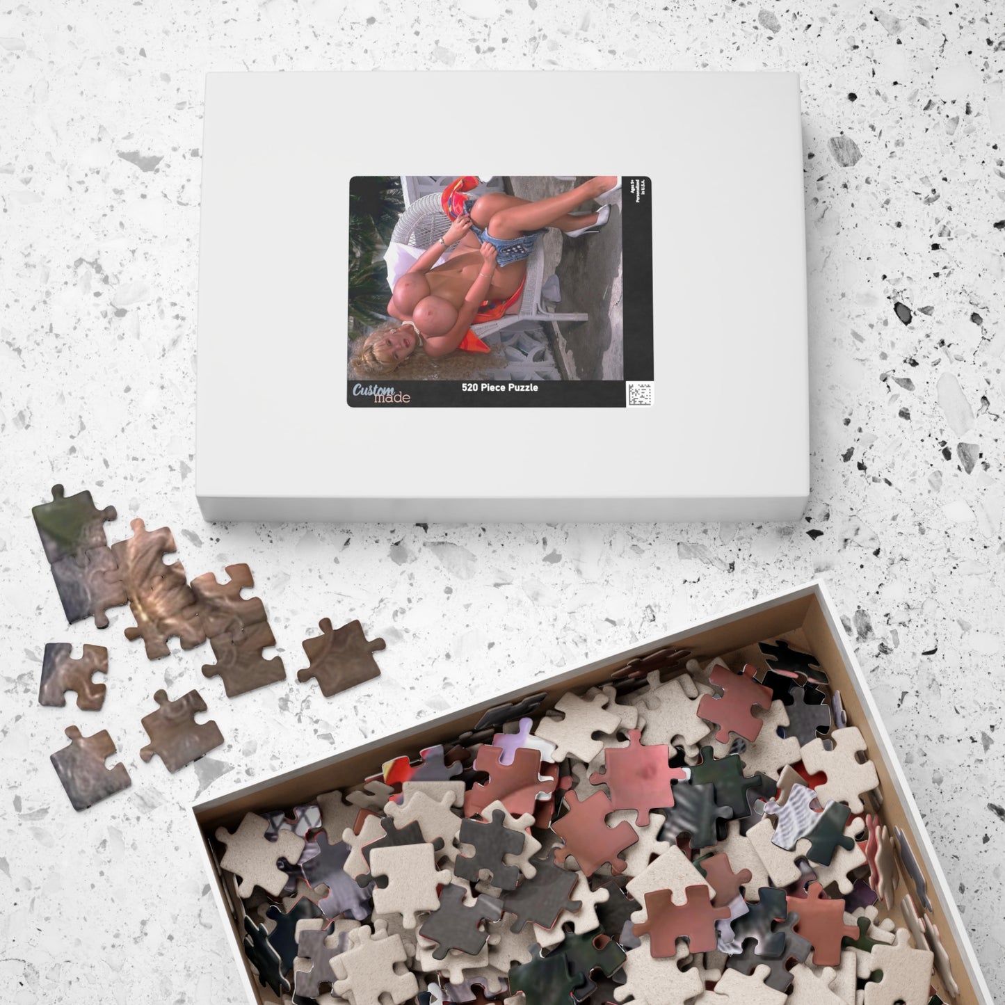 Puzzle (110, 252, 520, 1014-piece) Busty Candy Cantaloupes Nude