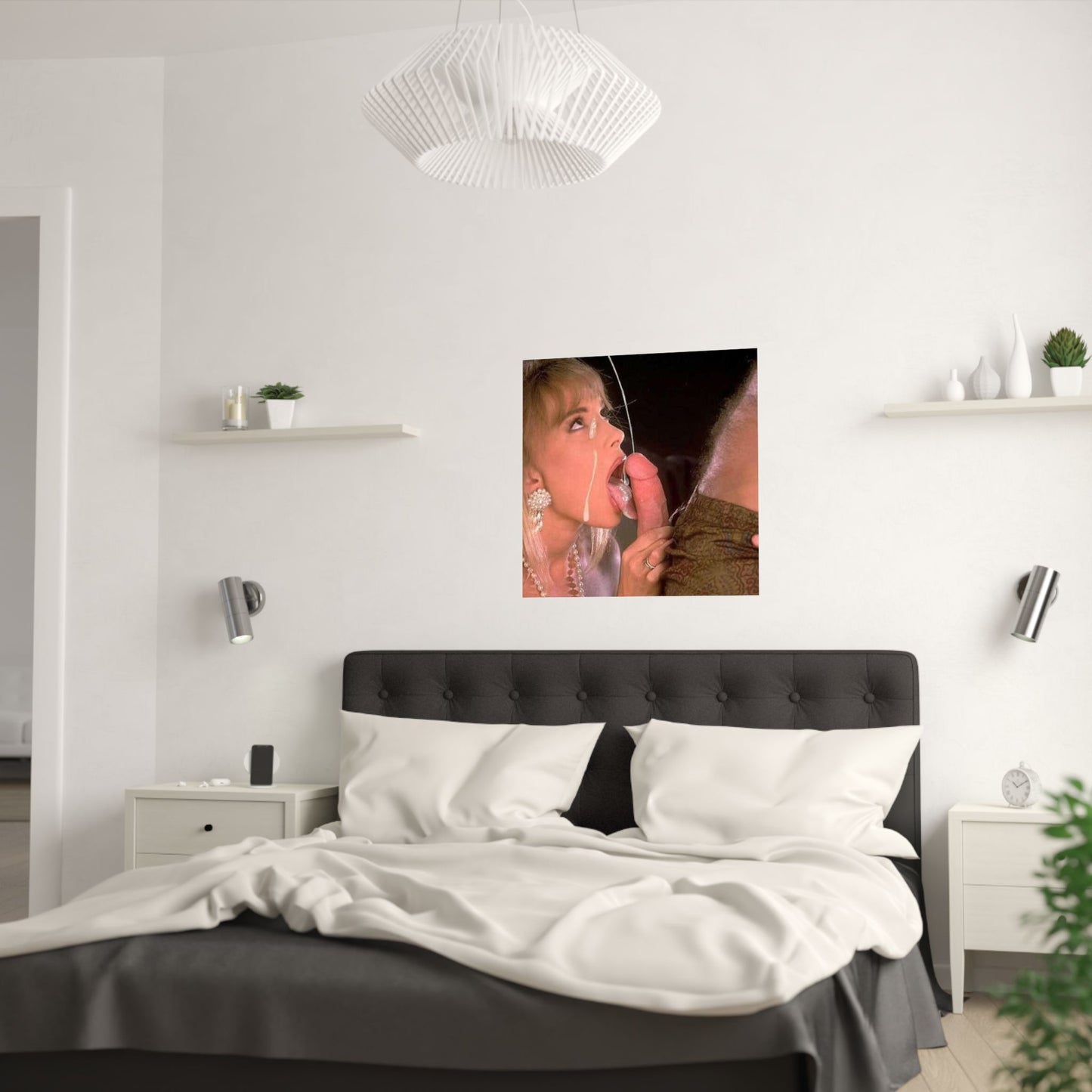 Satin Posters (210gsm) Retro Facial Porn Scene