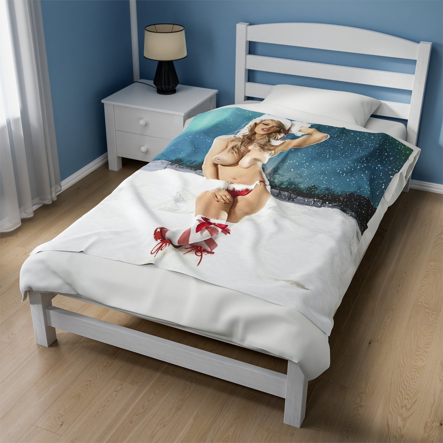 Velveteen Plush Blanket Nude Christmas Pornstars