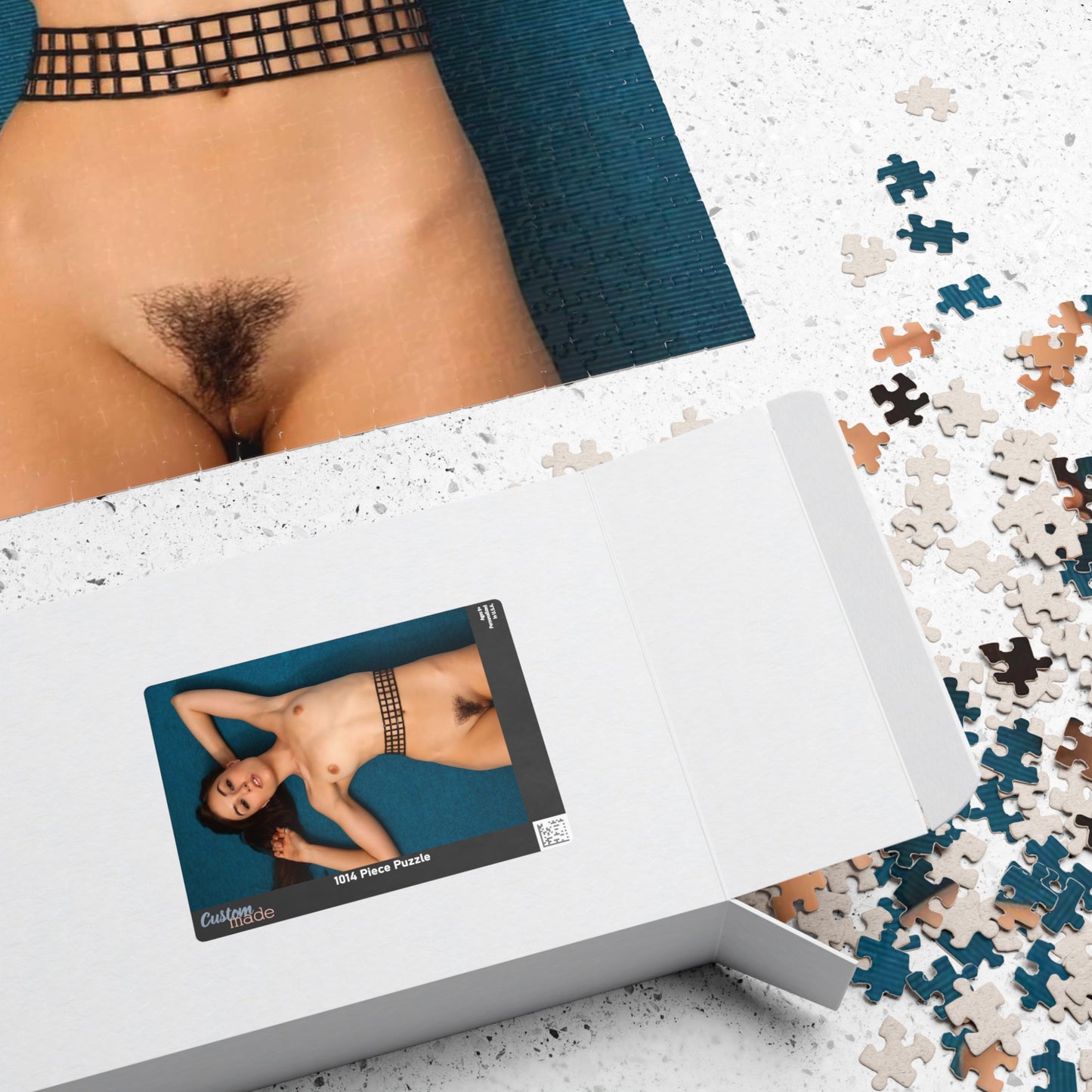 Puzzle (110, 252, 520, 1014-piece) Adult Star Sasha Grey Nude
