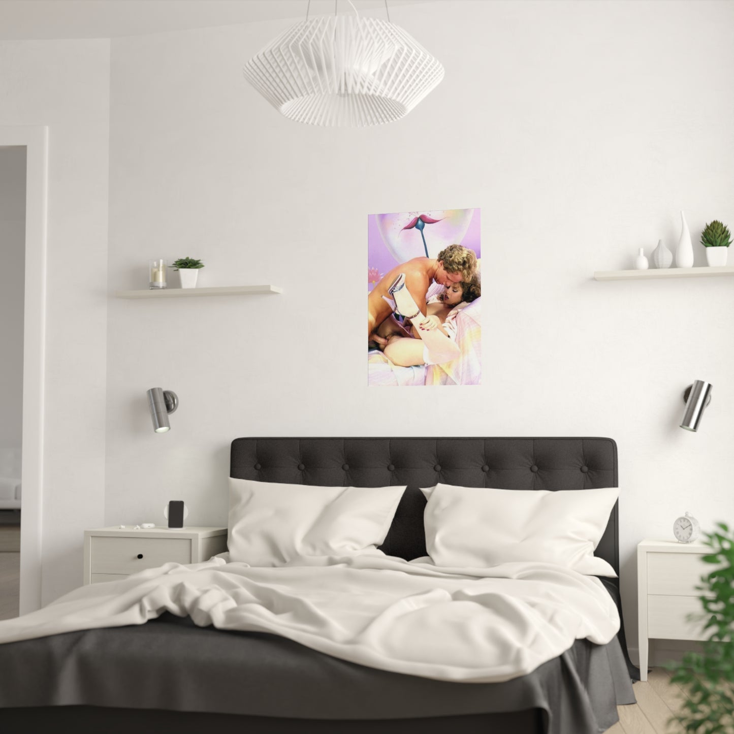 Satin Posters (210gsm) Traci Lords Retro Porn Star Nude Naked