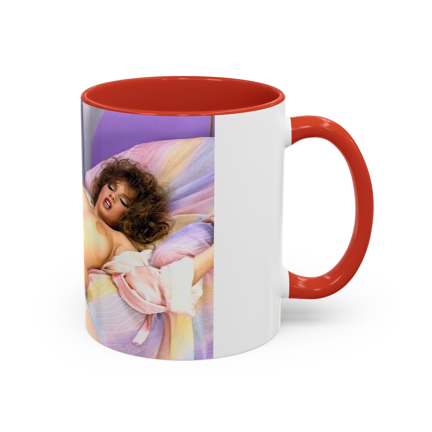 Accent Coffee Mug (11, 15oz) Traci Lords Nude Naked Retro